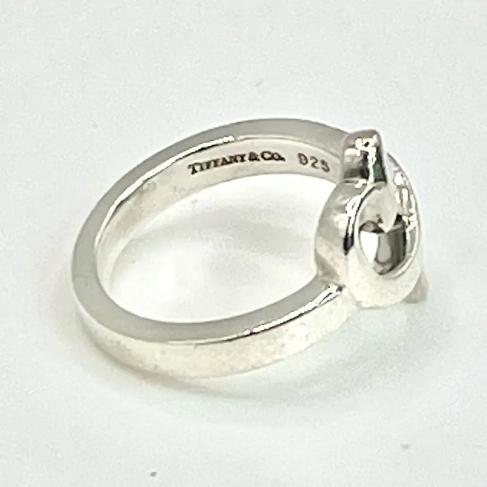 Tiffany & Co. Single Loving Heart Ring Paloma Picasso -529 Silver - Sz 6